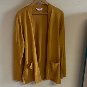 Mustard cardigan